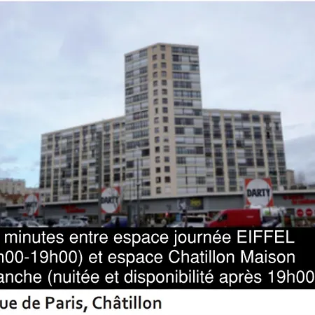 Eiffel Citea Access dayroom Espace Paris sans nuitée et Chambre partagée Chatillon nuitée -- Repos journée ou Espace Travail 8-19h Proche Tour Eiffel ou Usage bureau à l'heure en journée -- Nuitée Chatillon Avenue Paris-3